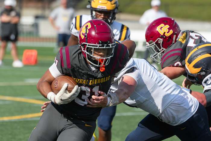 Central Catholic Oregon vs Bellevue Washington football September 2 2023 Ken Waz 85